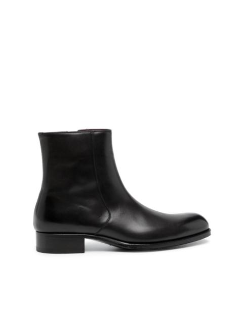 TOM FORD Edgar leather ankle boots