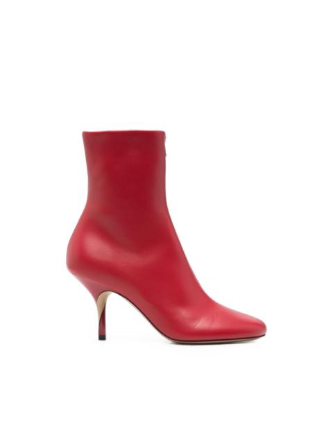 JACQUEMUS pointed-toe ankle boots