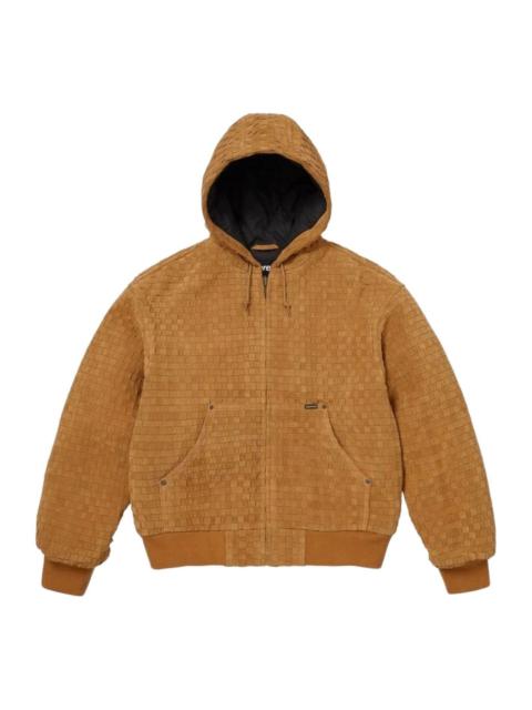 Supreme Supreme FW26 Woven Suede Hooded Work Jacket 'Mustard' SUP-FW26-010-MST