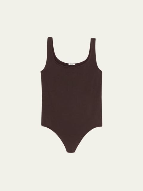 Wolford Jamaika Scoop-Neck Thong Bodysuit