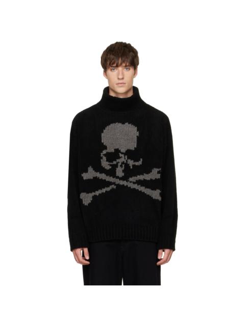 mastermind JAPAN Black Cashmere Turtleneck