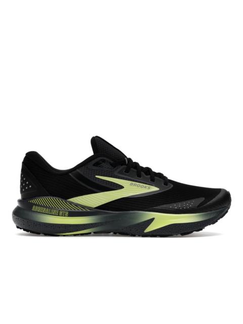 BROOKS Brooks Adrenaline GTS 24 Weatherized Black Ebony New Yellow