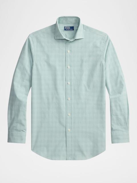 Polo Ralph Lauren Men's Cotton Poplin Woven Plaid Sport Shirt