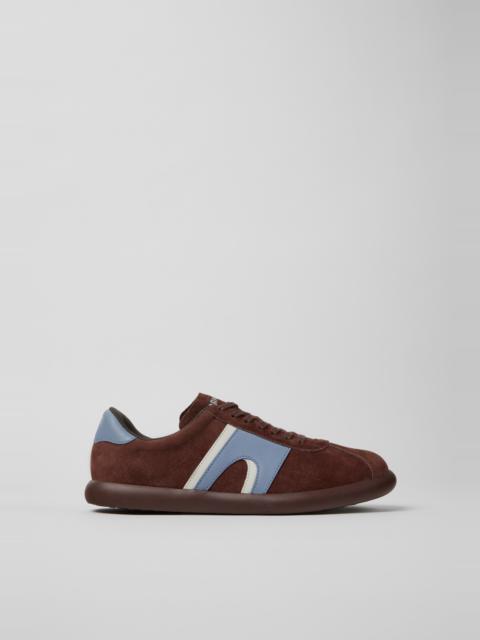 CAMPERLAB Multicolor Nubuck and Leather Sneakers for Men.
