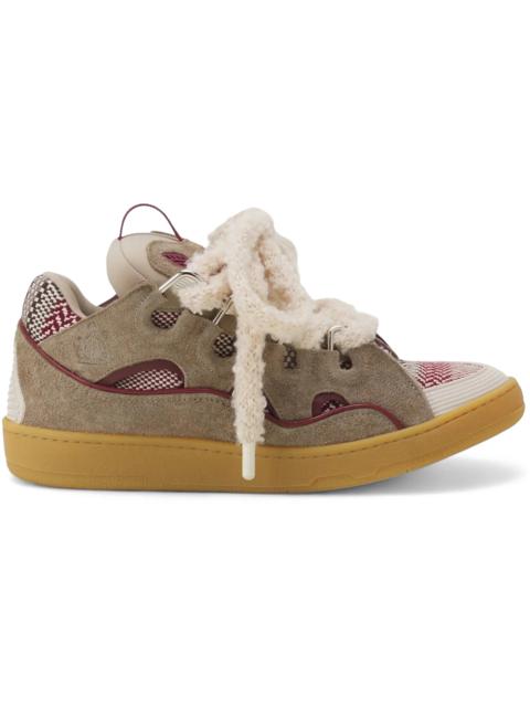 Lanvin Lanvin Suede Curb Mesh Laces Rattan