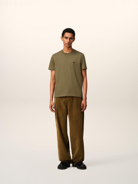 AMI Paris GREEN COTTON AMI DE COEUR T-SHIRT