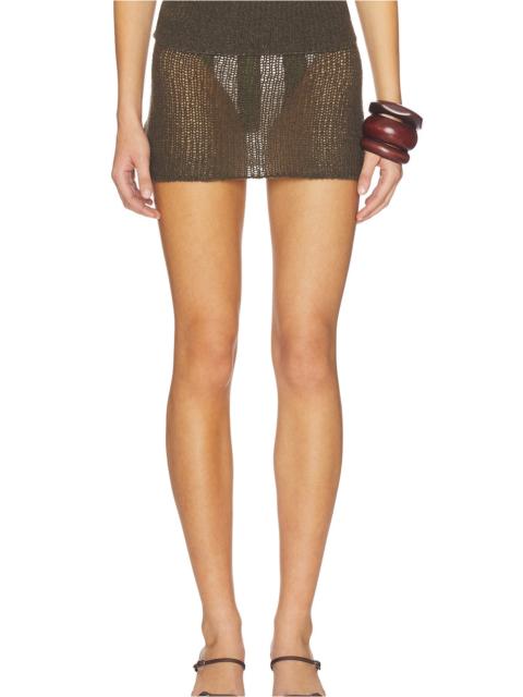 HAIGHT Mini Julia Knit Tricot Skirt
