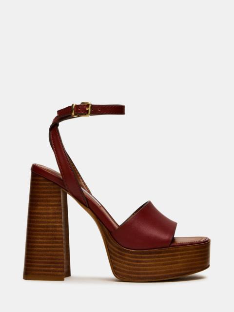 STEVE MADDEN FLORIA RUST LEATHER