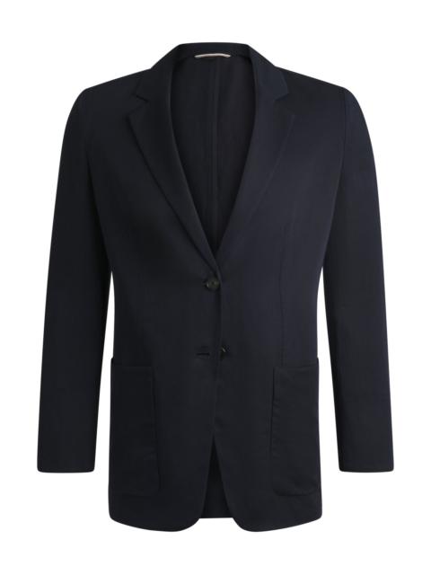 BOSS RELAXED-FIT BLAZER WITH TWO-BUTTON CLOSURE