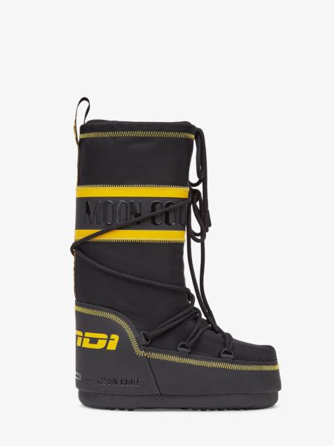 FENDI Black nylon boots