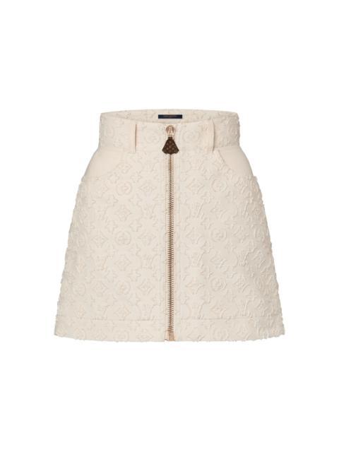 Louis Vuitton Monogram Fil Coupé Mini Skirt