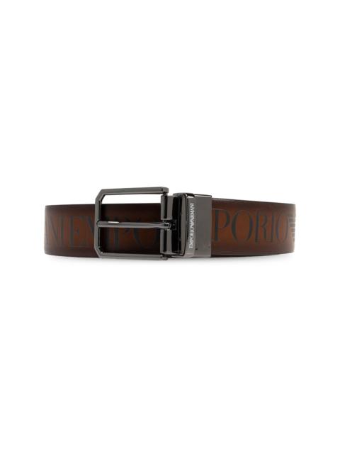 EMPORIO ARMANI leather belt