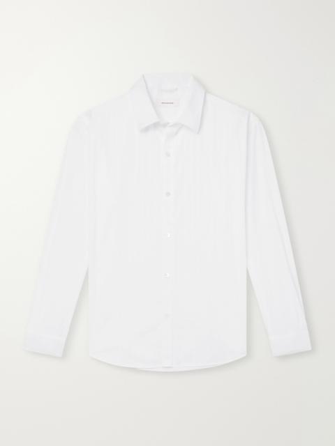 mfpen Auditorium Striped Cotton-Mélange Shirt