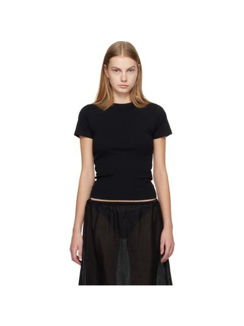 MATTEAU Black Rib Baby T-shirt