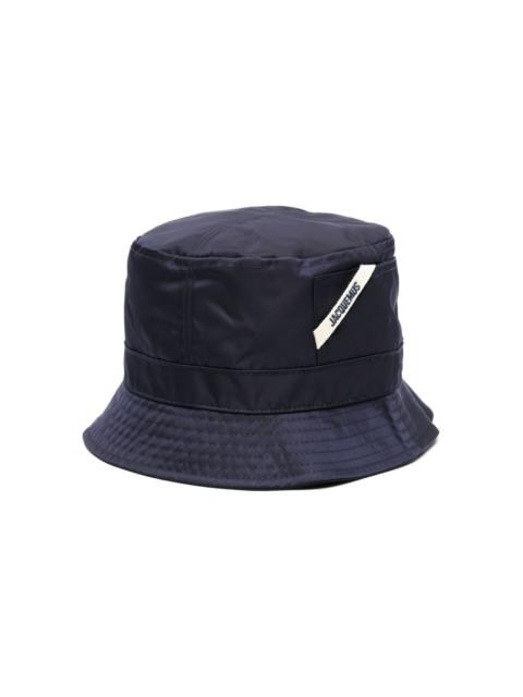 Le Ovalie narrow-brim bucket hat