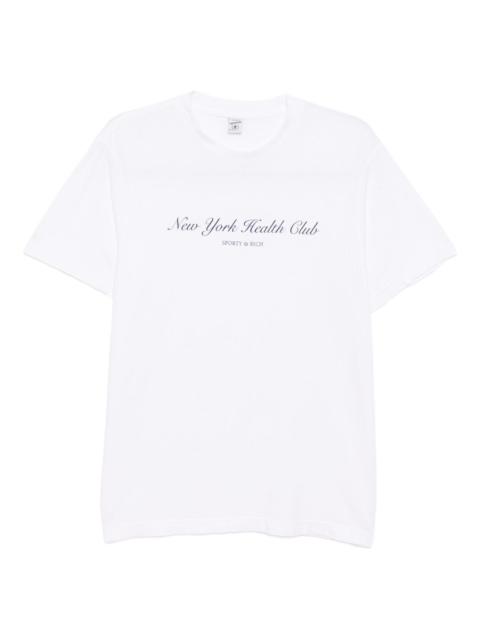 Sporty & Rich NY Health Club T-shirt