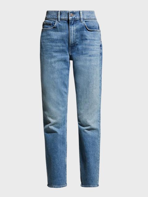 Lafayette 148 New York High Rise Straight Ankle Reeve Jean