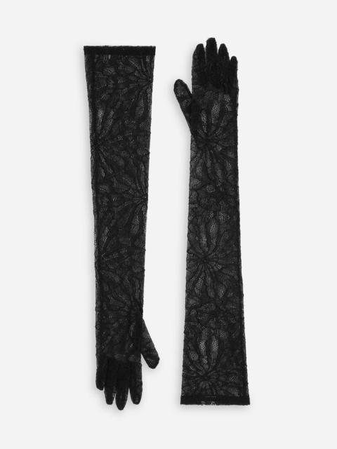 Dolce & Gabbana Long lace gloves