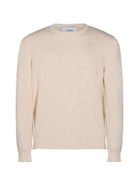 LARDINI textured crew neck sweater