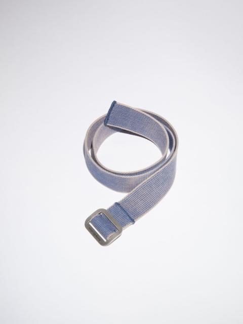 Acne Studios Cotton webbing belt - Dusty blue