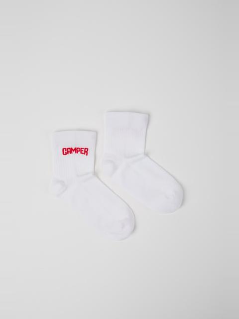 CAMPER EVERGREEN SOCKS White organic cotton socks