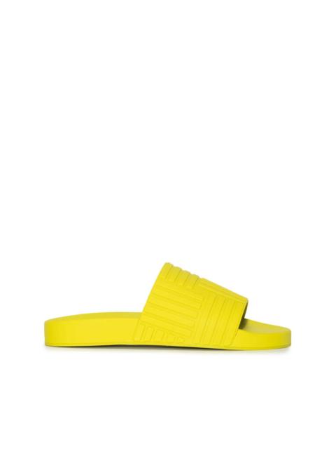 Bottega Veneta intarsia-pattern slides