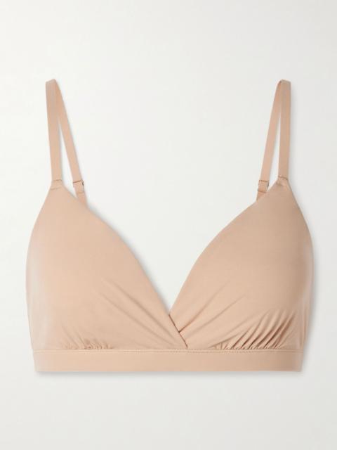 SKIMS Fits Everybody Crossover Bralette - Clay Beige