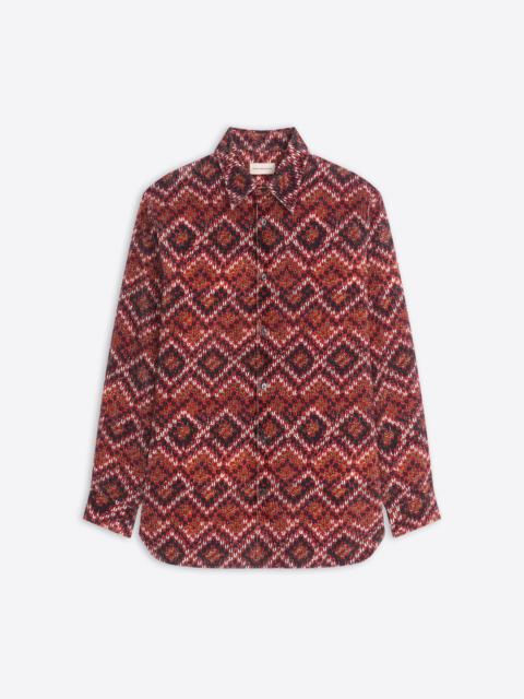 Dries Van Noten PRINTED CORDUROY SHIRT