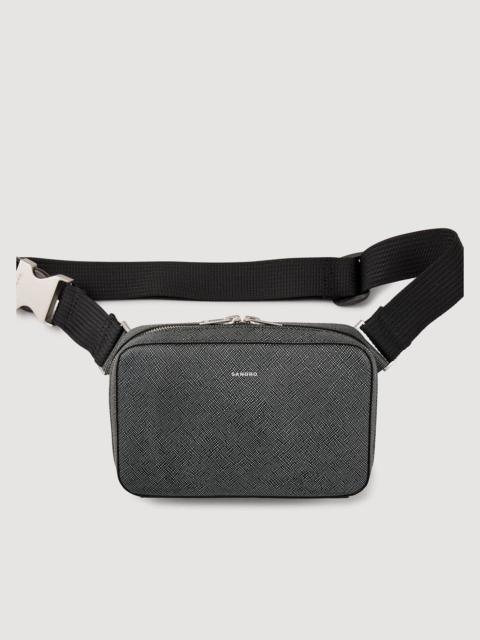 Sandro SMALL RECONSTITUED LEATHER BAG