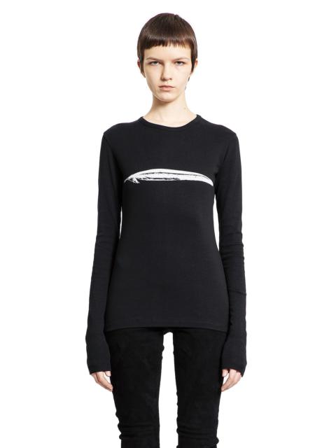 Ann Demeulemeester Fiene-Printed-Long-Sleeve-T-Shirt