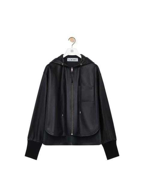 Loewe Hooded jacket in nappa lambskin