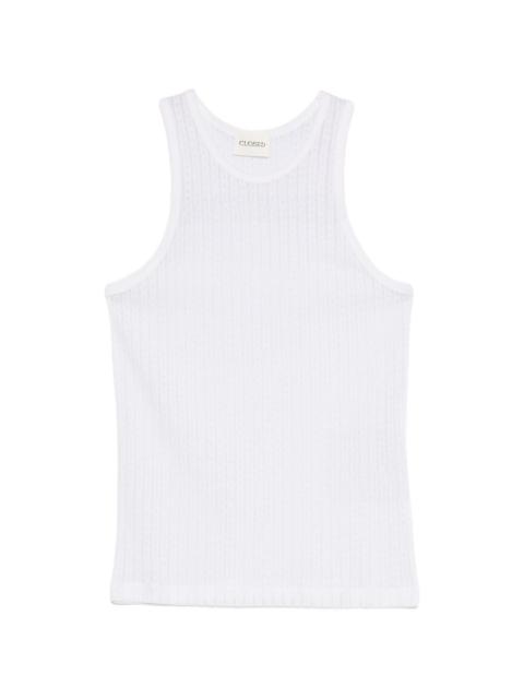 CLOSED pointelle-knit tank top