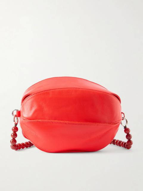 Lemaire Balloon Slits Faux-pearl Leather Shoulder Bag