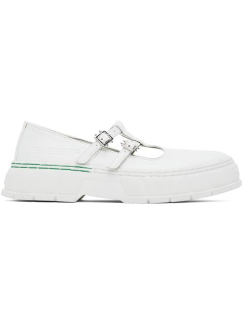 VIRÓN White 2001 Apple Mary Jane Loafers