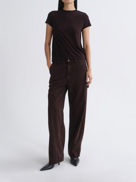 AGOLDE LYNDON PANT (FLYWEIGHT) IN SLOE BERRY