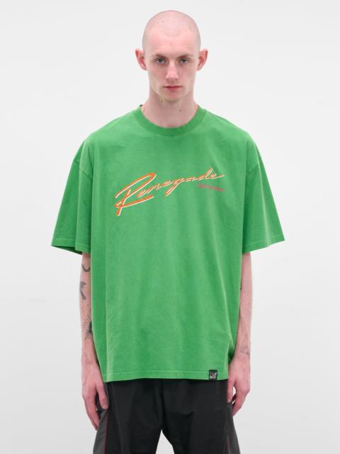 Martine Rose Green Graphic Oversized Tee