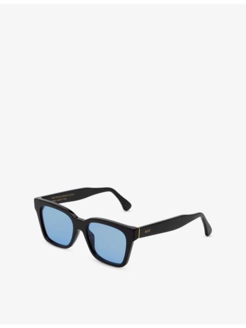 RETROSUPERFUTURE America Azure Square-Frame Acetate Sunglasses