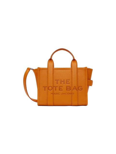 Orange 'The Leather Small' Tote