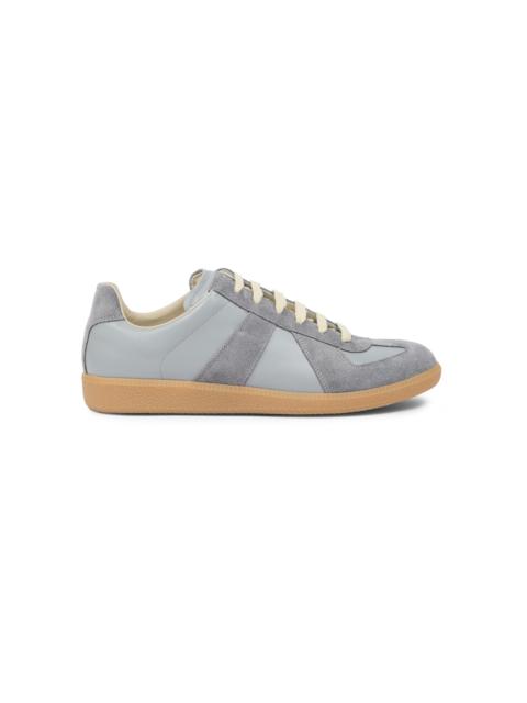 Maison Margiela Men's Replica Leather & Suede Sneakers - Griffin Gray