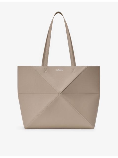 Loewe Puzzle Fold Medium Horizontal Leather Tote Bag