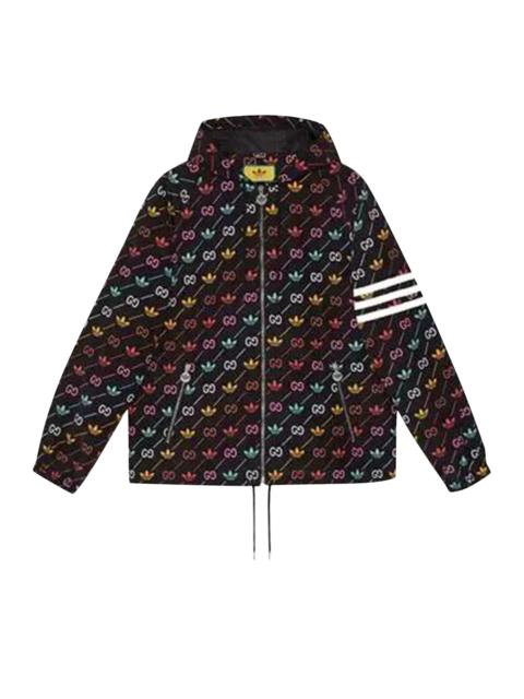 GUCCI Gucci x adidas GG Trefoil Stripe Jacket 'Black/Multicolor'