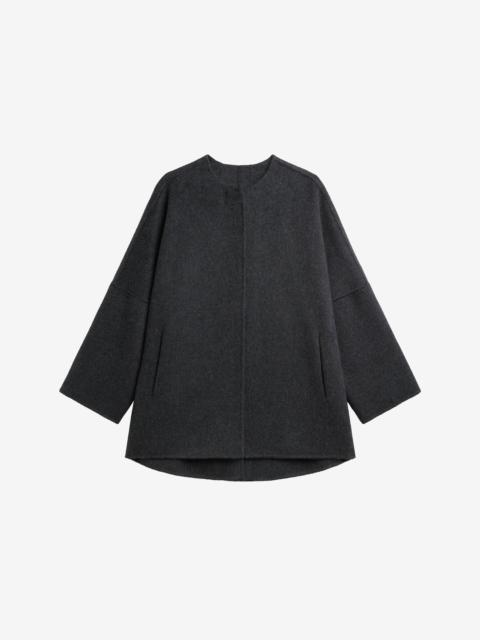 The Frankie Shop Altdorf Wool Coat - Charcoal