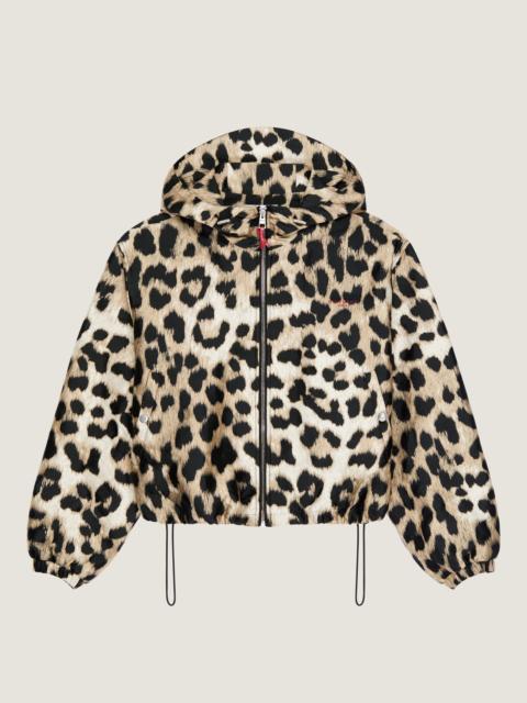 Givenchy WINDBREAKER IN LEOPARD JACQUARD