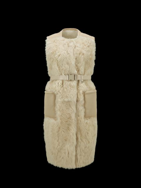 Coucou Shearling Long Down Vest