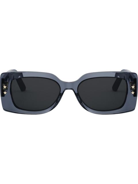 'DiorPacific S1U 53mm Geometric Sunglasses in Blue/Other /Blue at Nordstrom