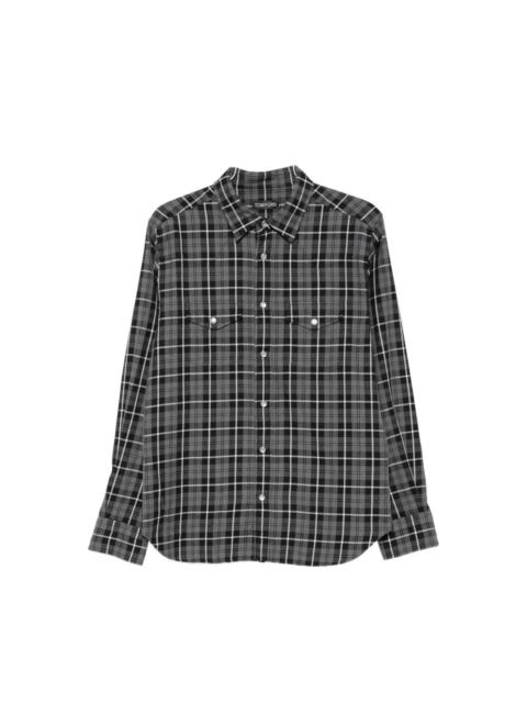 TOM FORD Checked cotton shirt