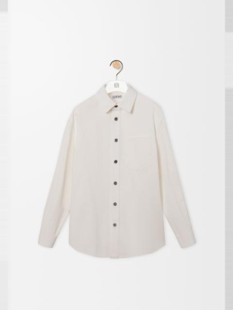 Loewe Anagram overshirt in denim