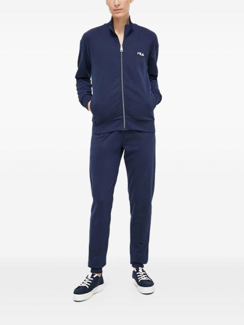 FILA embroidered-logo zip-up tracksuit
