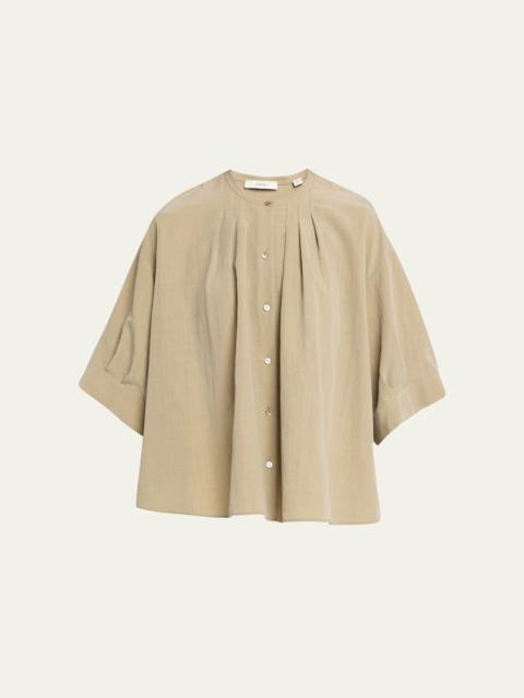 Vince Gathered A-Line Top