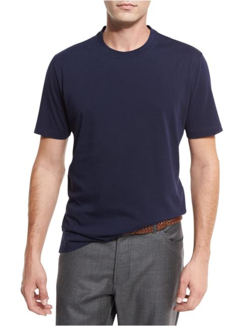 Brunello Cucinelli Men's Marled Crewneck T-Shirt